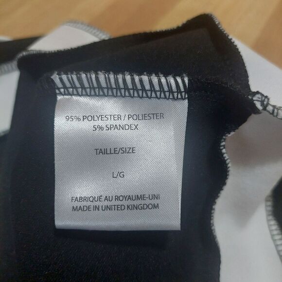 Suzy Shier Black and White Dress with Bateau Neckline - Picture 11 of 12